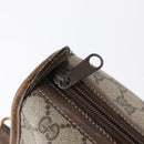 GUCCI GG Supreme Web Sherry Line Bag PVC 2way Beige Gold 41 02 039 Auth ep11903-16