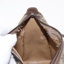 GUCCI GG Supreme Web Sherry Line Bag PVC 2way Beige Gold 41 02 039 Auth ep11903-20