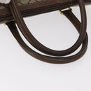 GUCCI GG Supreme Web Sherry Line Bag PVC 2way Beige Gold 41 02 039 Auth ep11903-7