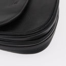 Burberrys Shoulder Bag Leather Black Gold Auth ep11908-9