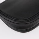 Burberrys Shoulder Bag Leather Black Gold Auth ep11908-15