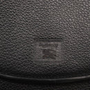 Burberrys Shoulder Bag Leather Black Gold Auth ep11908-17