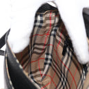 Burberrys Shoulder Bag Leather Black Gold Auth ep11908-19