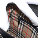 Burberrys Shoulder Bag Leather Black Gold Auth ep11908-20