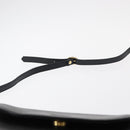 Burberrys Shoulder Bag Leather Black Gold Auth ep11908-8