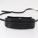 Burberrys Shoulder Bag Leather Black Gold Auth ep11908-5