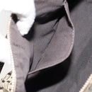 FENDI Zucchino Canvas Mamma Baguette Shoulder Bag Beige Brown gold Auth ep11910-21