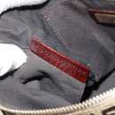 FENDI Zucchino Canvas Mamma Baguette Shoulder Bag Beige Brown gold Auth ep11910-12