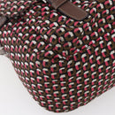 PRADA Shoulder Bag Nylon Pink Silver Auth ep11911-16