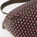 PRADA Shoulder Bag Nylon Pink Silver Auth ep11911-18