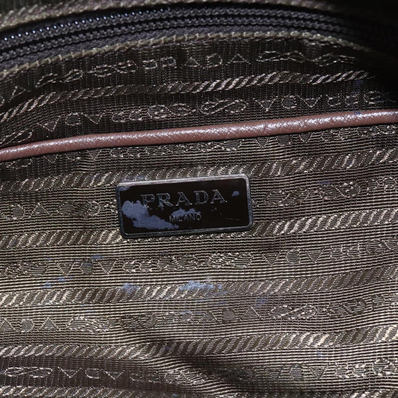 PRADA Shoulder Bag Nylon Pink Silver Auth ep11911