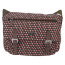 PRADA Shoulder Bag Nylon Pink Silver Auth ep11911-13