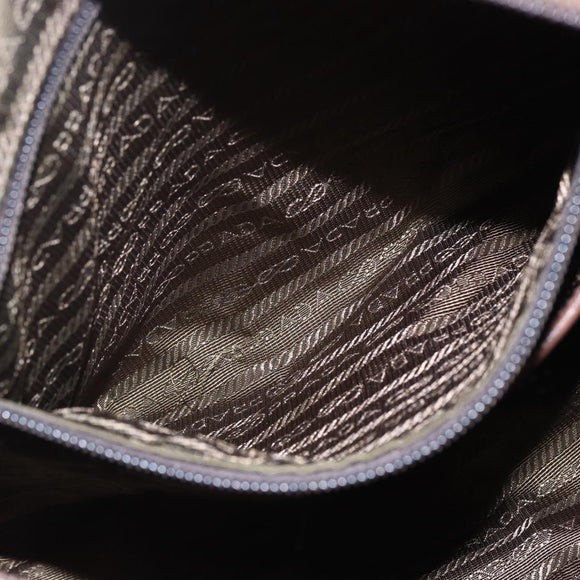 PRADA Shoulder Bag Nylon Pink Silver Auth ep11911