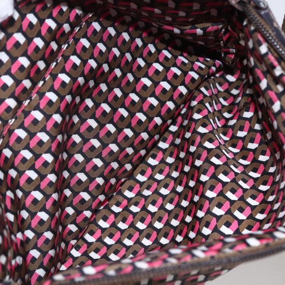 PRADA Shoulder Bag Nylon Pink Silver Auth ep11911