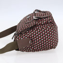 PRADA Shoulder Bag Nylon Pink Silver Auth ep11911-3