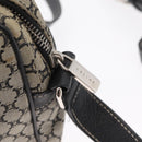 CELINE Macadam Canvas Shoulder Bag Gray Silver Auth ep11913-10