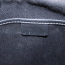 CELINE Macadam Canvas Shoulder Bag Gray Silver Auth ep11913-17