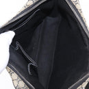 CELINE Macadam Canvas Shoulder Bag Gray Silver Auth ep11913-11