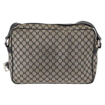 CELINE Macadam Canvas Shoulder Bag Gray Silver Auth ep11913 - 0