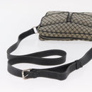 CELINE Macadam Canvas Shoulder Bag Gray Silver Auth ep11913-7