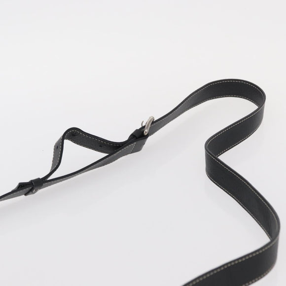 CELINE Macadam Canvas Shoulder Bag Gray Silver Auth ep11913