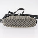 CELINE Macadam Canvas Shoulder Bag Gray Silver Auth ep11913-5