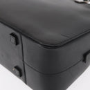 GUCCI Bamboo Hand Bag Leather Black Silver 000 0828 Auth ep11915-14