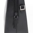 GUCCI Bamboo Hand Bag Leather Black Silver 000 0828 Auth ep11915-17