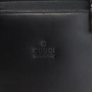 GUCCI Bamboo Hand Bag Leather Black Silver 000 0828 Auth ep11915-18