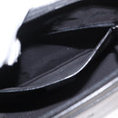 GUCCI Bamboo Hand Bag Leather Black Silver 000 0828 Auth ep11915-22