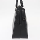 GUCCI Bamboo Hand Bag Leather Black Silver 000 0828 Auth ep11915-3