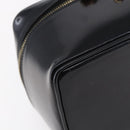 GUCCI Pouch Enamel Black Gold 032 1705 0150 Auth ep11916-15