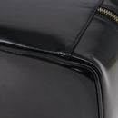 GUCCI Pouch Enamel Black Gold 032 1705 0150 Auth ep11916-16