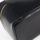 GUCCI Pouch Enamel Black Gold 032 1705 0150 Auth ep11916-9