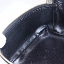 GUCCI Pouch Enamel Black Gold 032 1705 0150 Auth ep11916-19