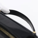 GUCCI Pouch Enamel Black Gold 032 1705 0150 Auth ep11916-8