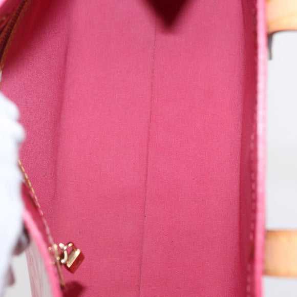 LOUIS VUITTON Monogram Vernis Reade PM Bag Fran Boise M9132F LV Auth ep11917V