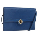LOUIS VUITTON Epi Pochette Arche Shoulder Bag Blue M52575 LV Auth ep11919-1
