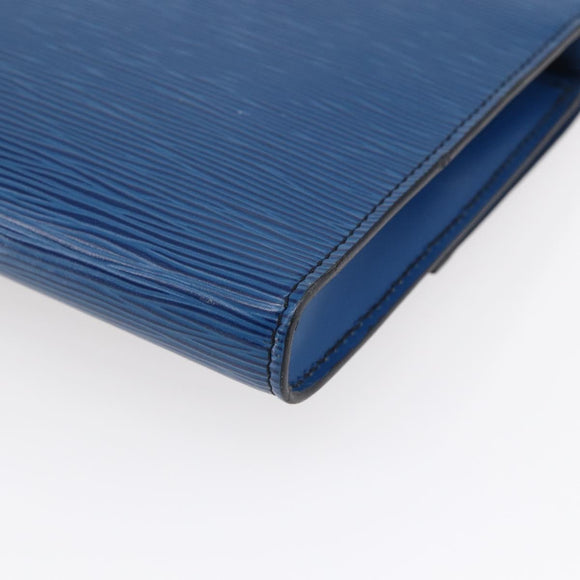 LOUIS VUITTON Epi Pochette Arche Shoulder Bag Blue M52575 LV Auth ep11919