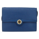 LOUIS VUITTON Epi Pochette Arche Shoulder Bag Blue M52575 LV Auth ep11919-13