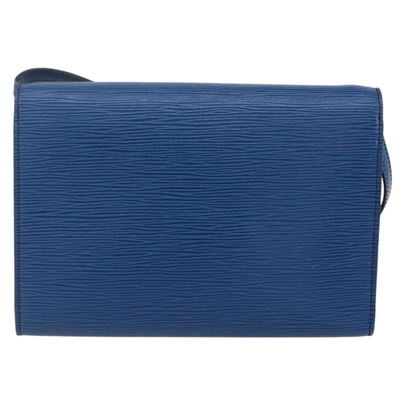 LOUIS VUITTON Epi Pochette Arche Shoulder Bag Blue M52575 LV Auth ep11919