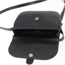 Christian Dior Honeycomb Canvas Shoulder Bag PVC Black gold Auth ep11923-11