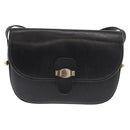 Christian Dior Honeycomb Canvas Shoulder Bag PVC Black gold Auth ep11923-13