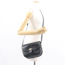 Christian Dior Honeycomb Canvas Shoulder Bag PVC Black gold Auth ep11923-22