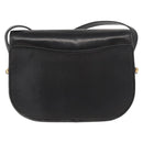 Christian Dior Honeycomb Canvas Shoulder Bag PVC Black gold Auth ep11923-2