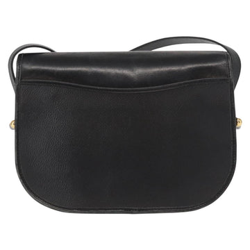 Christian Dior Honeycomb Canvas Shoulder Bag PVC Black gold Auth ep11923 - 0