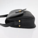 Christian Dior Honeycomb Canvas Shoulder Bag PVC Black gold Auth ep11923-4