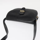 Christian Dior Honeycomb Canvas Shoulder Bag PVC Black gold Auth ep11923-6