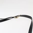 Christian Dior Honeycomb Canvas Shoulder Bag PVC Black gold Auth ep11923-8