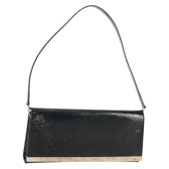 LOUIS VUITTON Electric Epi Pochette Sevigne Bag Black M4055N LV Auth ep11924